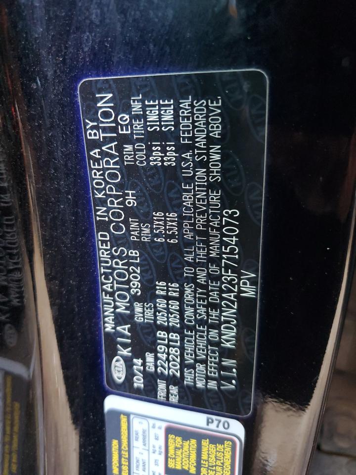 KNDJN2A23F7154073 2015 Kia Soul