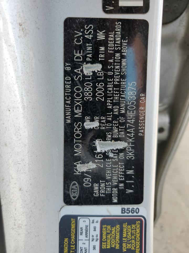 3KPFK4A74HE053875 2017 Kia Forte Lx