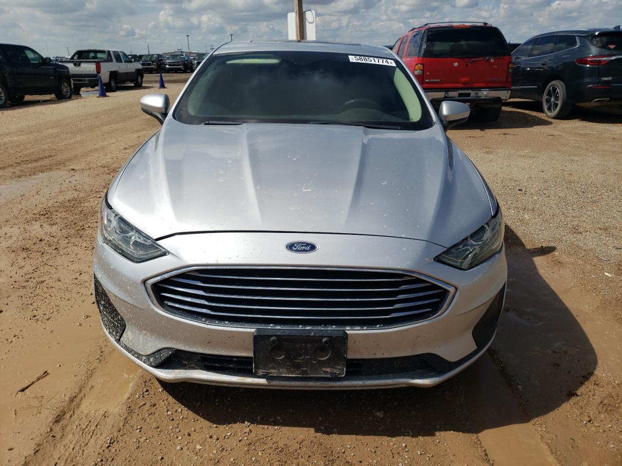 2019 Ford Fusion Se vin: 3FA6P0LU7KR141712