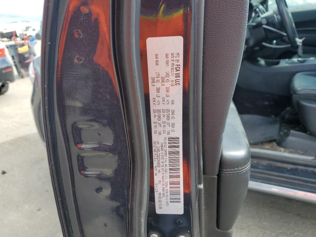 1C4RDJDG2GC433630 2016 Dodge Durango Limited