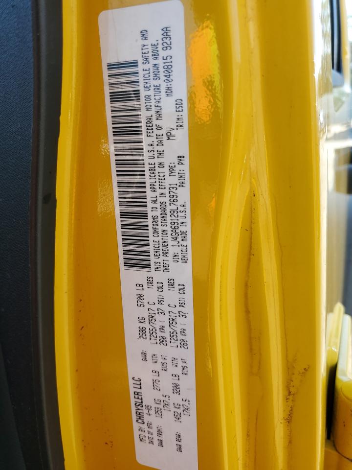 1J4GA69129L769731 2009 Jeep Wrangler Unlimited Rubicon