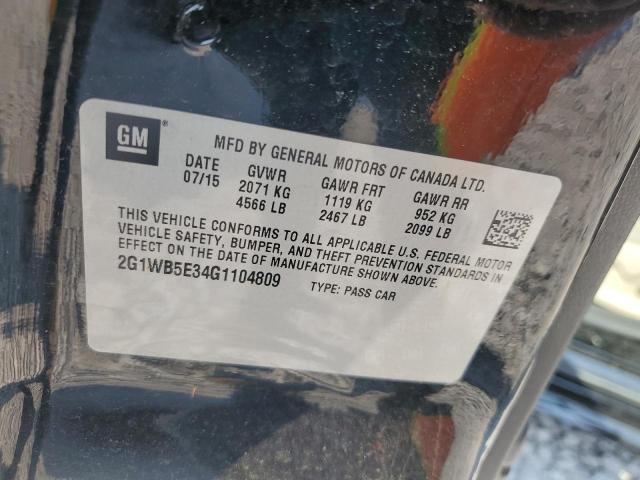 2016 CHEVROLET IMPALA LIM - 2G1WB5E34G1104809