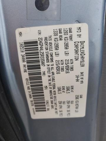 2005 Dodge Grand Caravan Sxt VIN: 2D4GP44L25R335007 Lot: 57526324