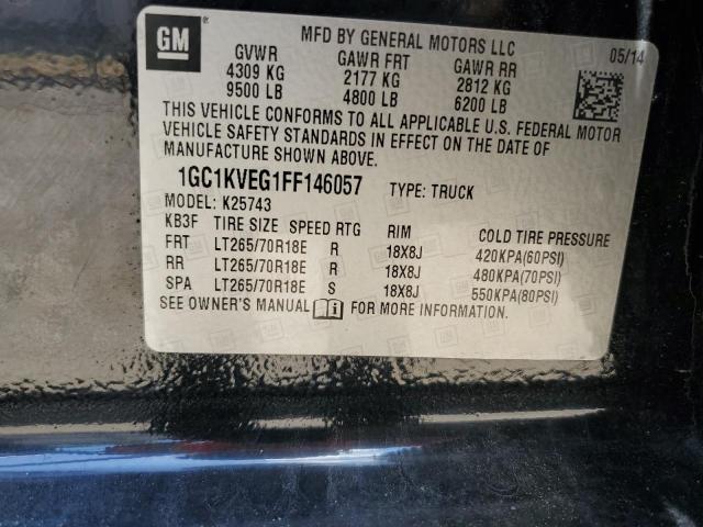 2015 CHEVROLET 2500 HD - 1GC1KVEG1FF146057