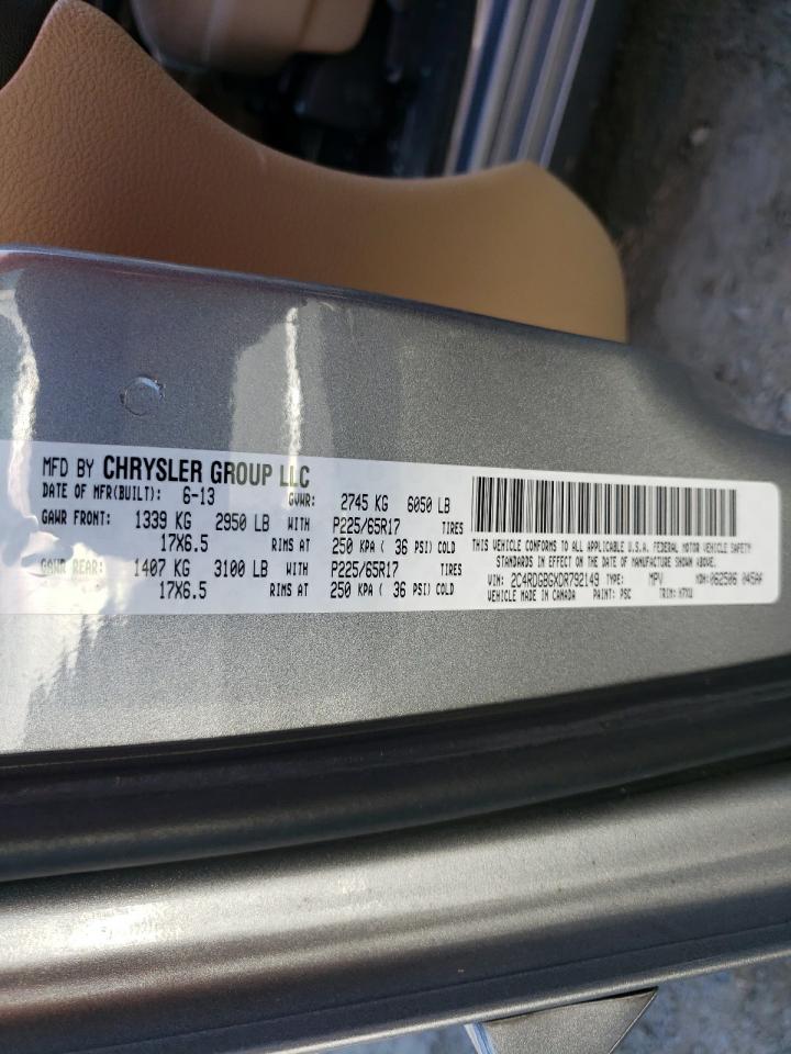 2C4RDGBGXDR792149 2013 Dodge Grand Caravan Se