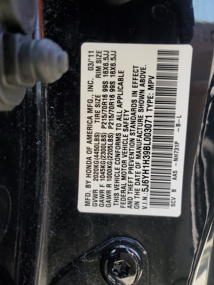 5J6YH1H39BL003071 2011 Honda Element Lx