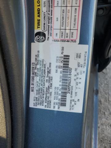 2012 Ford Fusion Se VIN: 3FAHP0HA2CR184007 Lot: 57826204