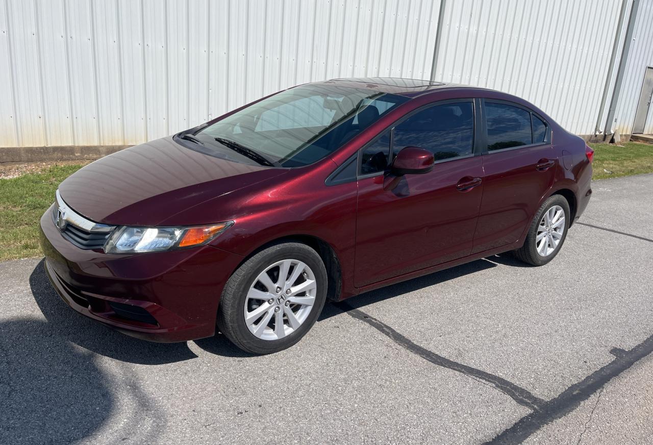 2012 Honda Civic Exl vin: 2HGFB2F97CH567345