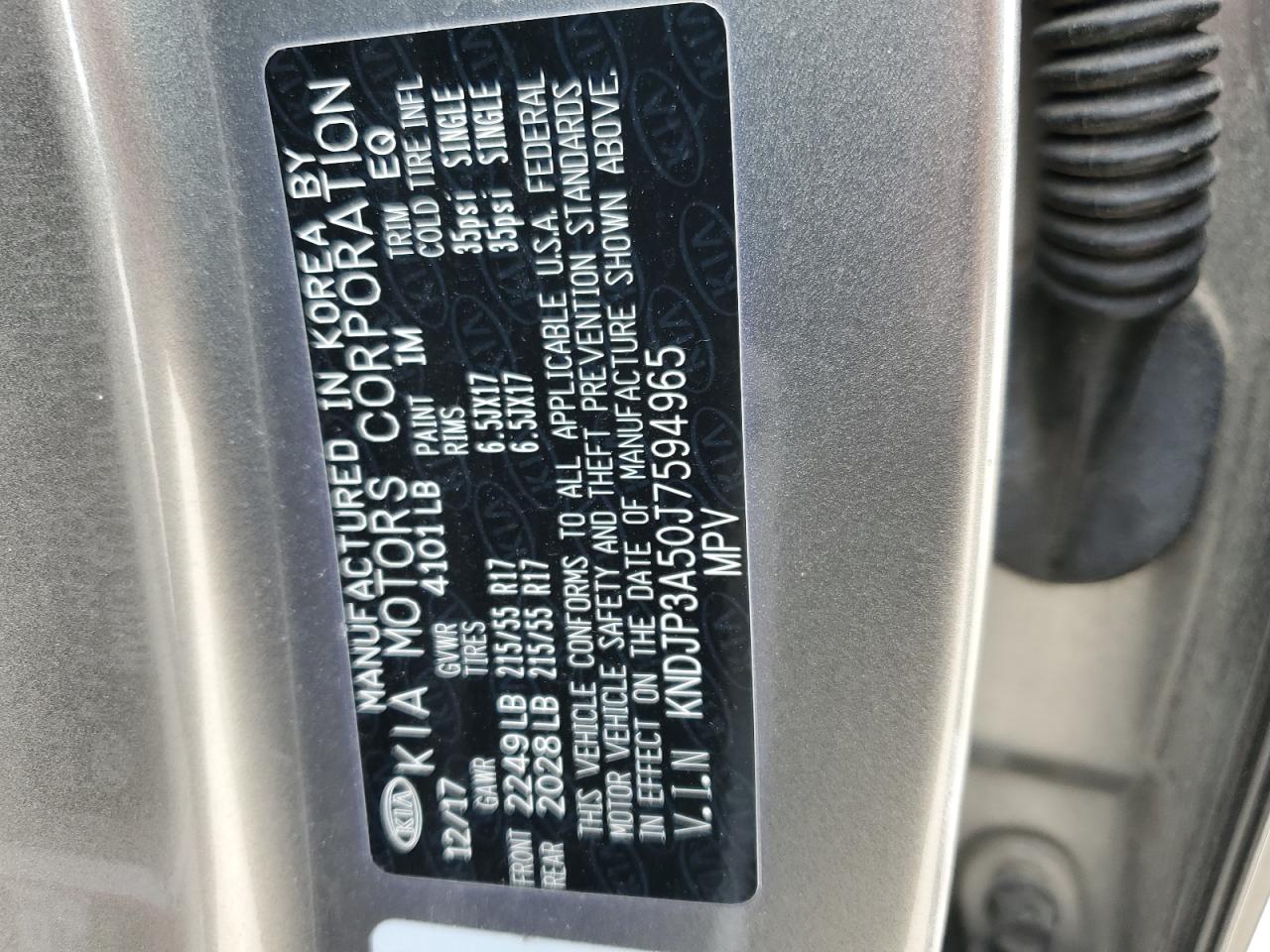 KNDJP3A50J7594965 2018 Kia Soul +