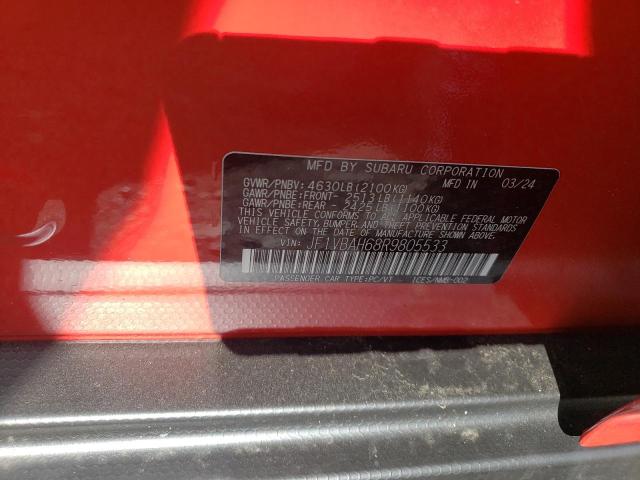 2024 SUBARU WRX PREMIU - JF1VBAH68R9805533
