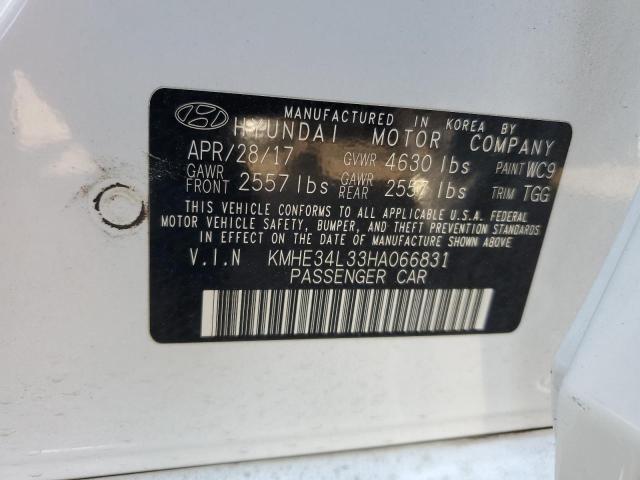 KMHE34L33HA066831 2017 HYUNDAI SONATA - Image 12