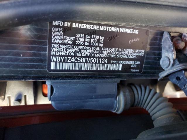 2015 BMW I3 REX - WBY1Z4C58FV501124