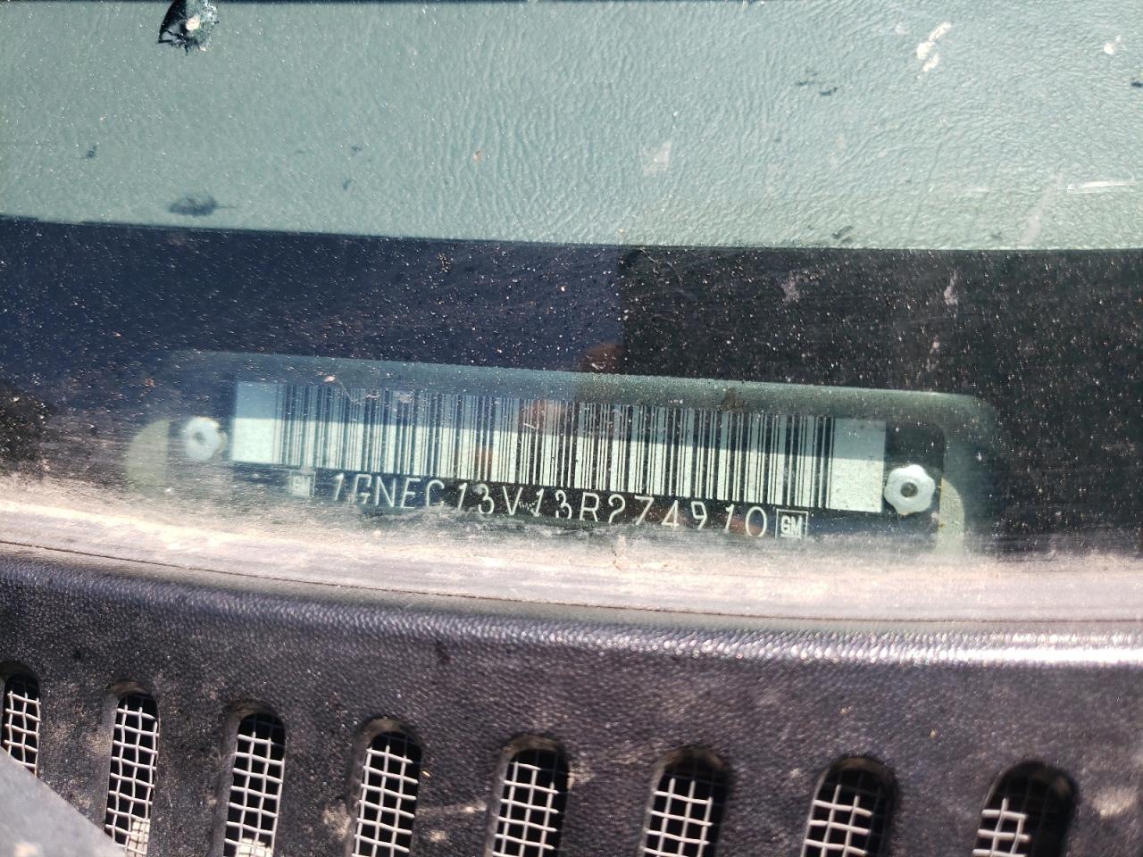 1GNEC13V13R274910 2003 Chevrolet Tahoe C1500