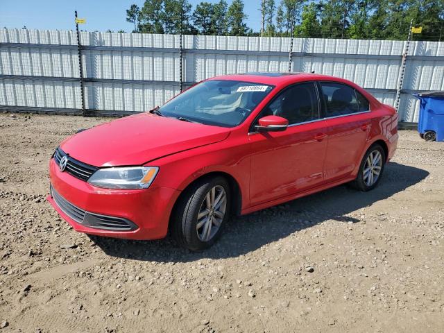 VOLKSWAGEN JETTA SE 2014 red  gas 3VWD07AJ2EM434486 photo #1