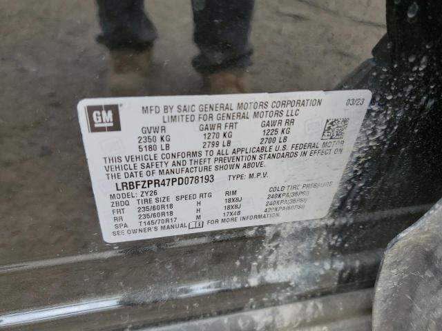 2023 Buick Envision Essence VIN: LRBFZPR47PD078193 Lot: 58061104