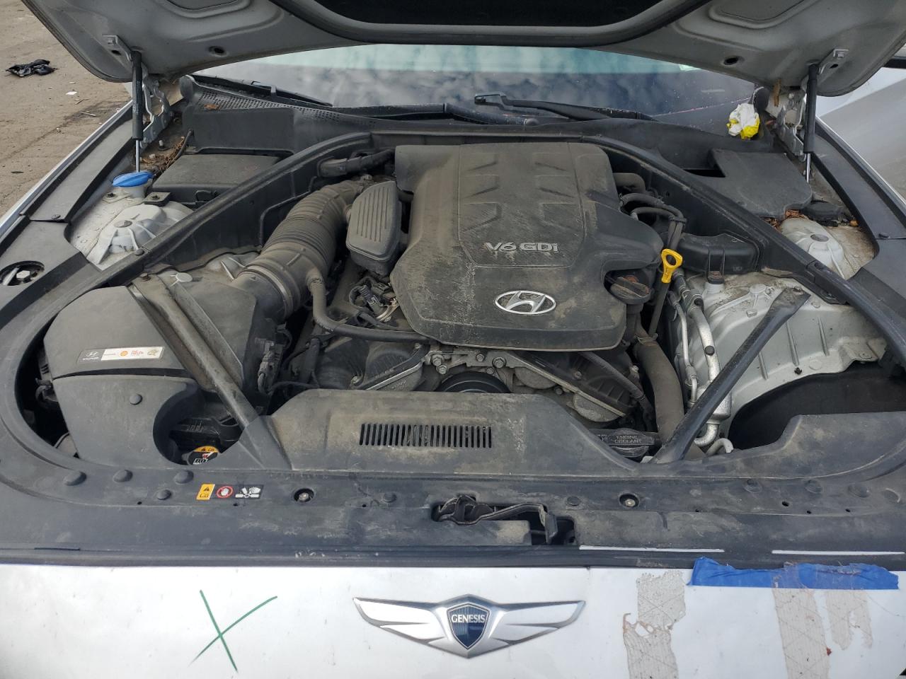 KMHGN4JE7FU069458 2015 Hyundai Genesis 3.8L