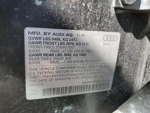 VIN WA1BNAFY6J2001795 2018 Audi Q5, Premium Plus no.12