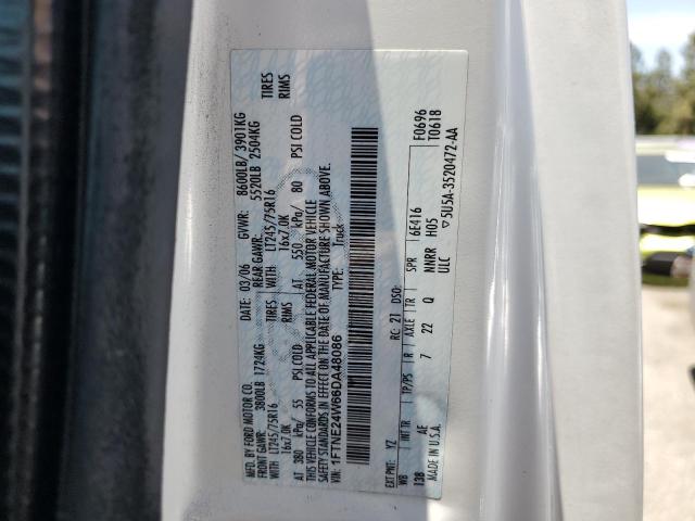 2006 Ford Econoline E250 Van VIN: 1FTNE24W66DA48086 Lot: 59097984