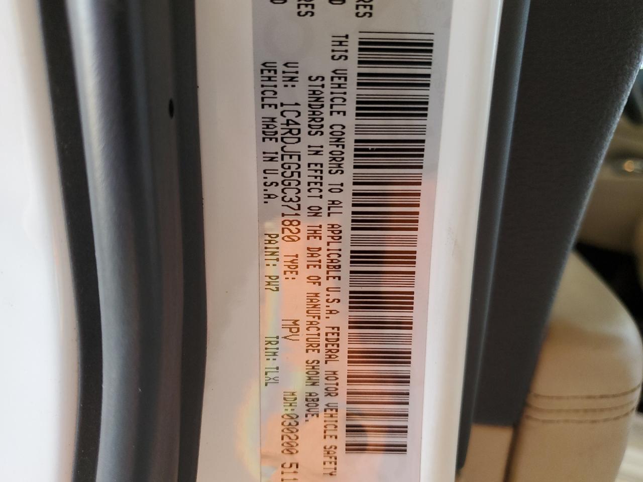 1C4RDJEG5GC371820 2016 Dodge Durango Citadel