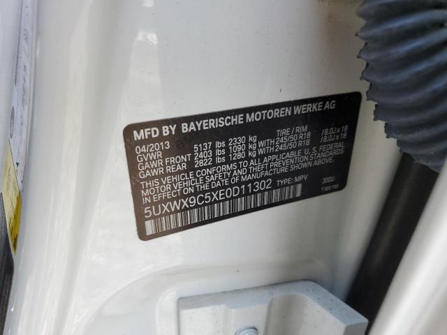 2014 BMW X3 xDrive28I VIN: 5UXWX9C5XE0D11302 Lot: 60416174