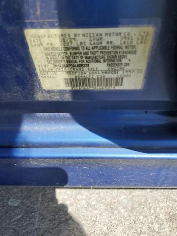 2010 Nissan Sentra 2.0 VIN: 3N1AB6AP9AL605378 Lot: 58268414