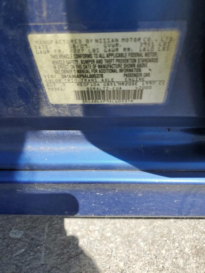 3N1AB6AP9AL605378 2010 Nissan Sentra 2.0