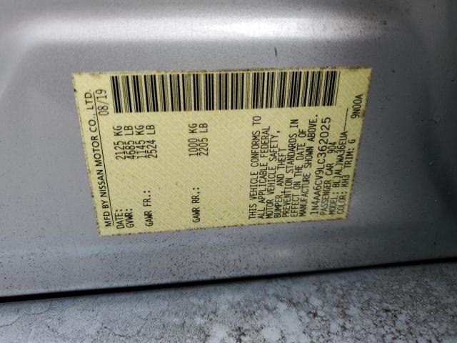 2020 NISSAN MAXIMA SV - 1N4AA6CV9LC362025
