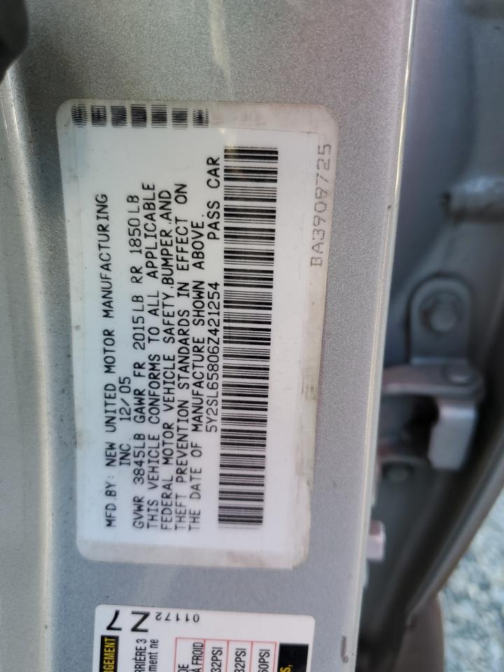 5Y2SL65806Z421254 2006 Pontiac Vibe