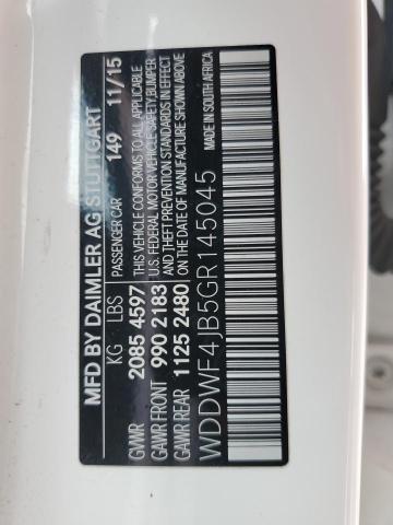 2016 Mercedes-Benz C 300 VIN: WDDWF4JB5GR145045 Lot: 59562294