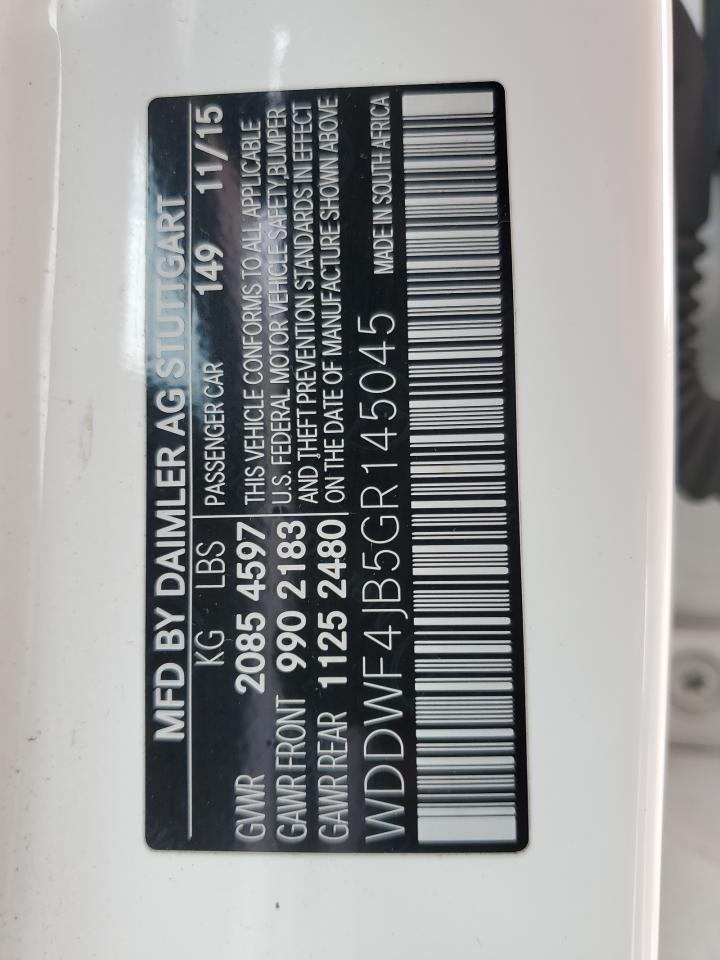 WDDWF4JB5GR145045 2016 Mercedes-Benz C 300