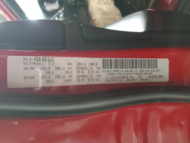 2017 JEEP GRAND CHER - 1C4RJFLGXHC856724