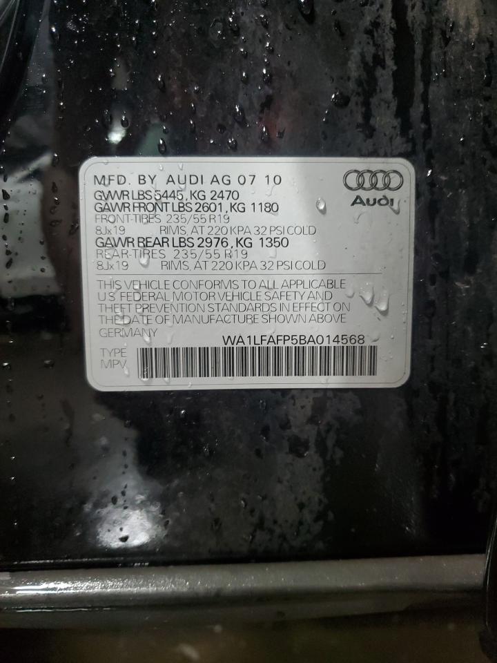 WA1LFAFP5BA014568 2011 Audi Q5 Premium Plus