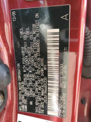 2006 Toyota 4Runner Limited VIN: JTEZU17R668053281 Lot: 59082044