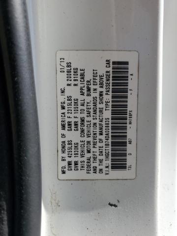 1HGCT1B74DA008835 2013 Honda Accord Ex