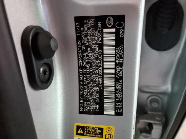 2014 Lexus Es 300H VIN: JTHBW1GG0E2050018 Lot: 59272824