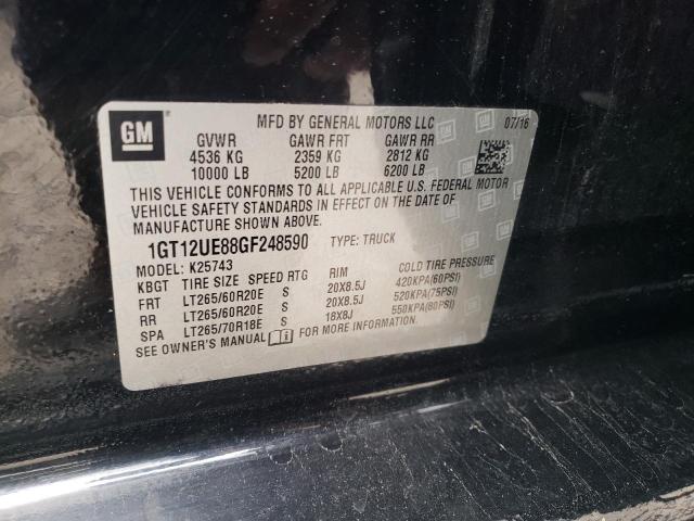 2016 GMC Sierra K2500 Denali VIN: 1GT12UE88GF248590 Lot: 57398234