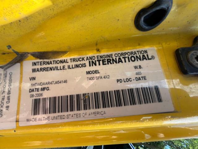 2007 International 7000 7400 VIN: 1HTWDAAR47J454146 Lot: 59405584