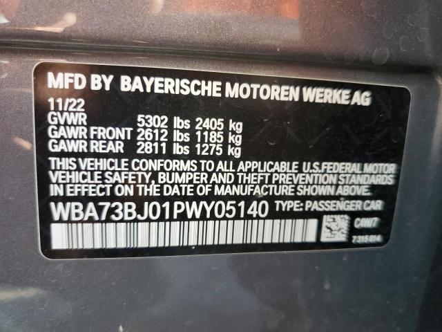 2023 BMW 540 Xi VIN: WBA73BJ01PWY05140 Lot: 58956244