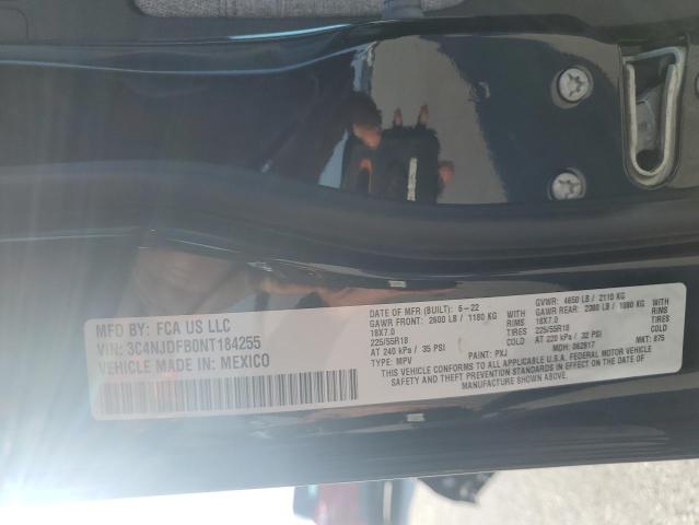 2022 Jeep Compass Latitude Lux VIN: 3C4NJDFB0NT184255 Lot: 57915034