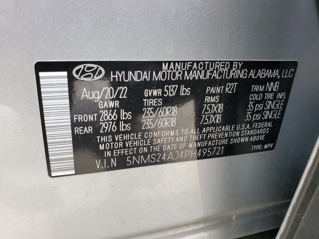 5NMS24AJ4PH495721 2023 Hyundai Santa Fe Sel