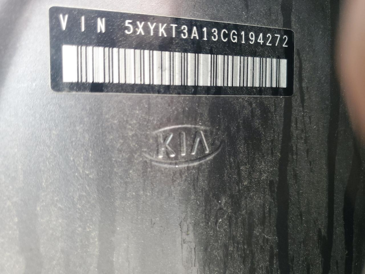 5XYKT3A13CG194272 2012 Kia Sorento Base