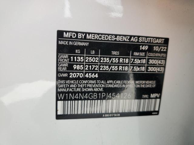 2023 Mercedes-Benz Gla 250 VIN: W1N4N4GB1PJ454126 Lot: 58006514