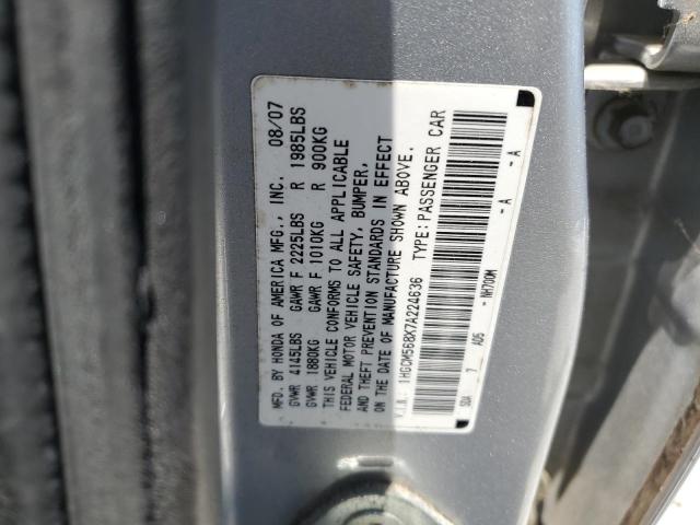 1HGCM568X7A224636 2007 Honda Accord Ex