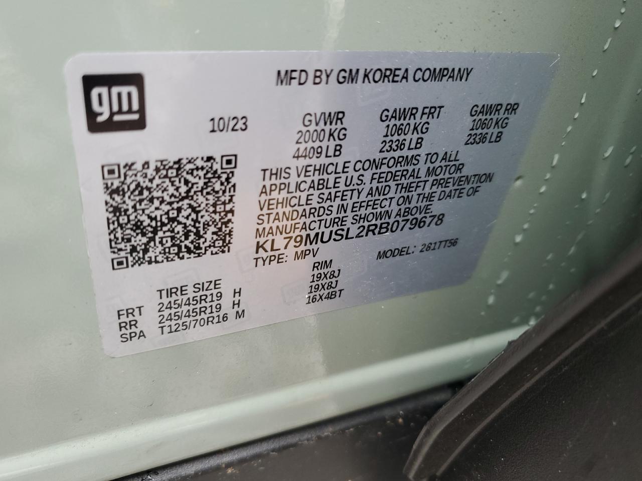 KL79MUSL2RB079678 2024 Chevrolet Trailblazer Rs