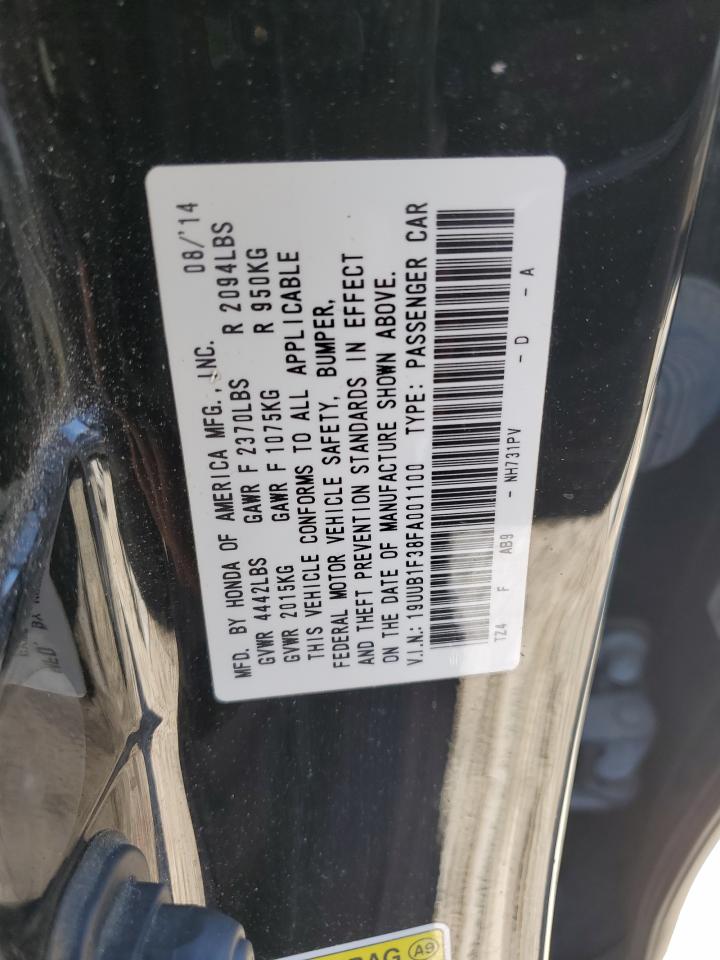 19UUB1F38FA001100 2015 Acura Tlx
