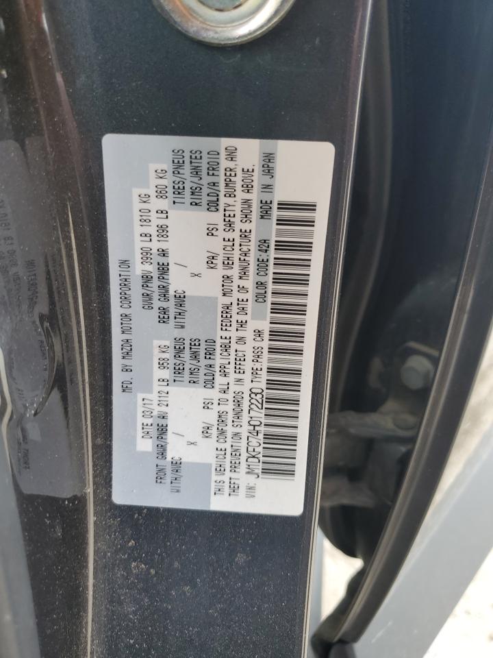 JM1DKFC74H0172230 2017 Mazda Cx-3 Touring