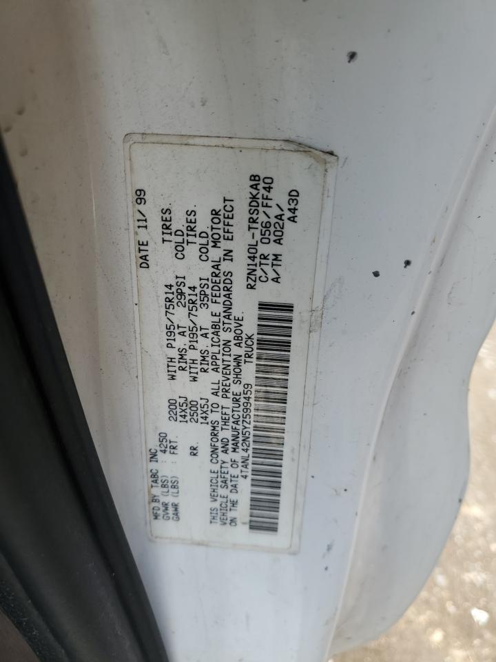 4TANL42N5YZ599459 2000 Toyota Tacoma