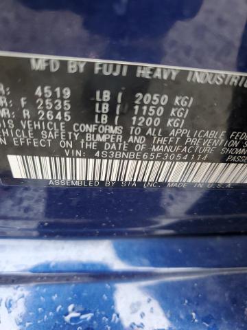 2015 Subaru Legacy 2.5I Premium VIN: 4S3BNBE65F3054114 Lot: 60497324