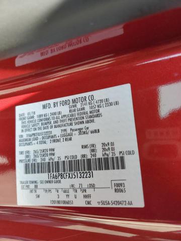 2018 Ford Mustang Gt VIN: 1FA6P8CFXJ5132231 Lot: 56992504