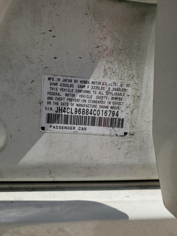 JH4CL96884C016794 2004 Acura Tsx